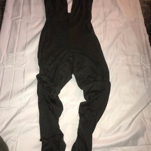 Olive Skinny Jumpsuit